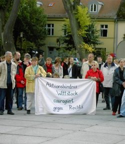 Wittstocker Bürgeriniative gegen Rechts (Foto: Opferperspektive)