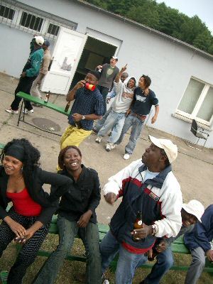 Jubel nach dem Tor für die deutsche Mannschaft