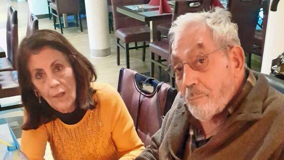 Orazio Giamblanco und seine Lebensgefährtin Angelica Stavropolou in Bielefeld.Foto: Frank Jansen